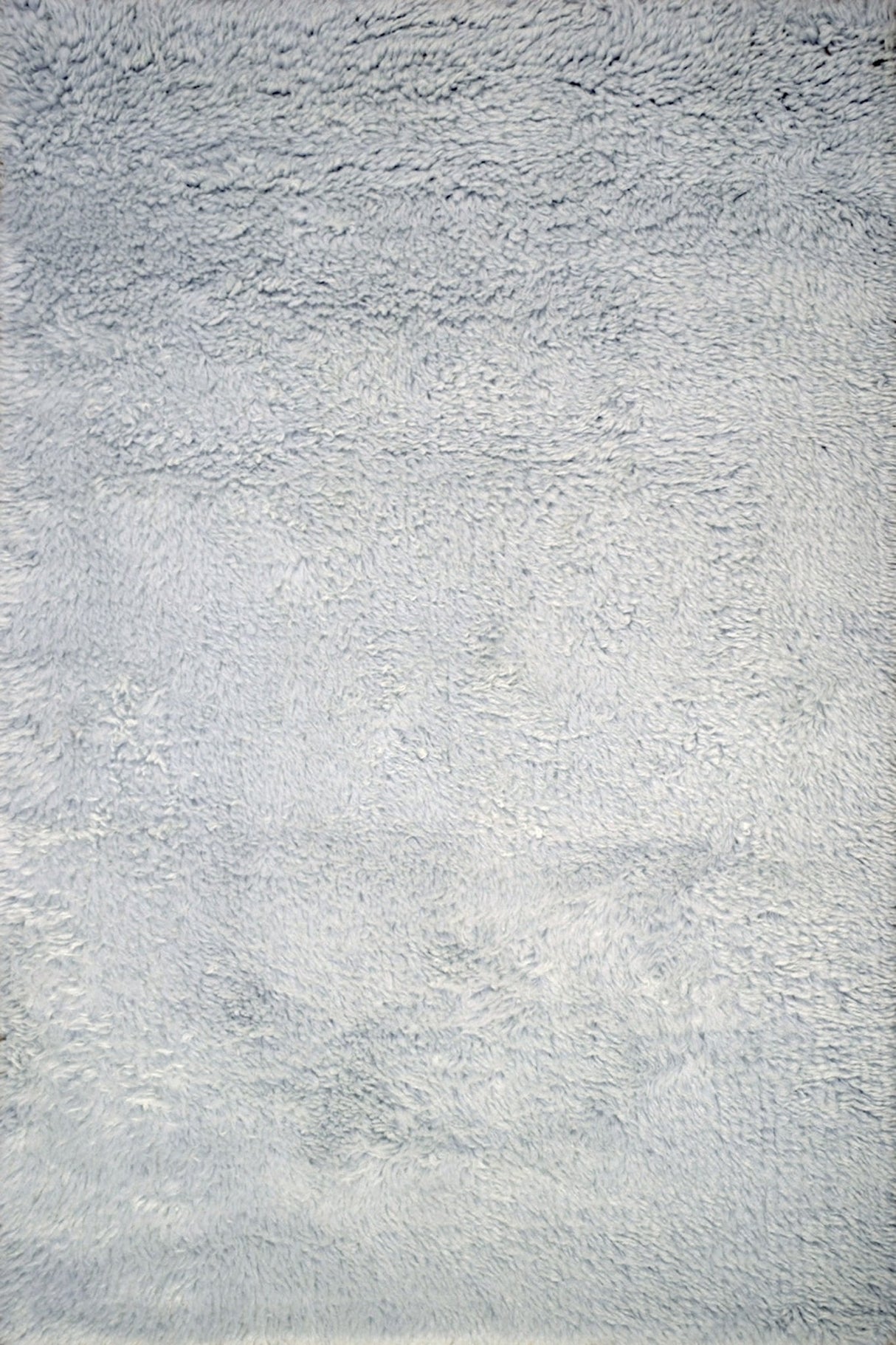Modern Solid Design Silver Handmade Wool Area Rug