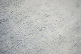 Modern Solid Design Silver Handmade Wool Area Rug