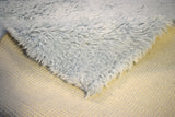 Modern Solid Design Silver Handmade Wool Area Rug
