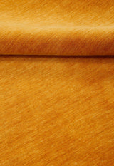 Modern Solid Gold Hand Loomed Wool Area Rug