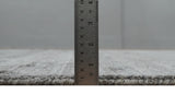 Modern Solid Gray Shaded 5x7 Blended Wool Hand Woven Area Rug