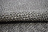 Modern Solid Pattern Gray Hand Woven Wool Area Rug