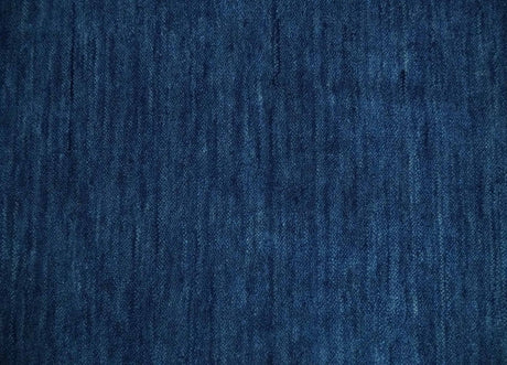 Modern Solid Plane Blue Hand Loomed Southwestern Custom Made wool Area Rug