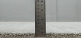 Modern Solid Shaded Gray 5x7 Blended Wool Hand woven Area Rug