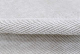 Modern Solid White Hand Made Textured Wool Area Rug