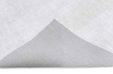 Modern Solid White Hand Made Textured Wool Area Rug