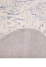 Modern Speckled stripes Ivory Hand Tufted 5x8 Wool Area Rug