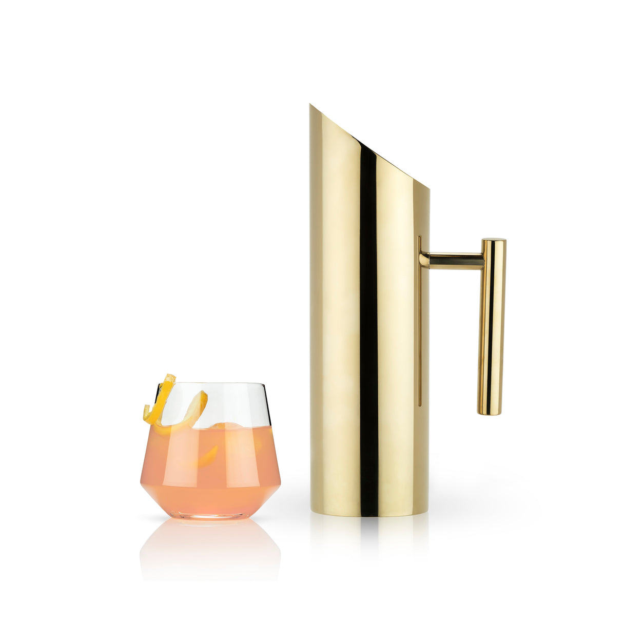 Modern Stainless Steel Pitcher in Gold-product_type::pitchers_and_dispensers-Parc Decor