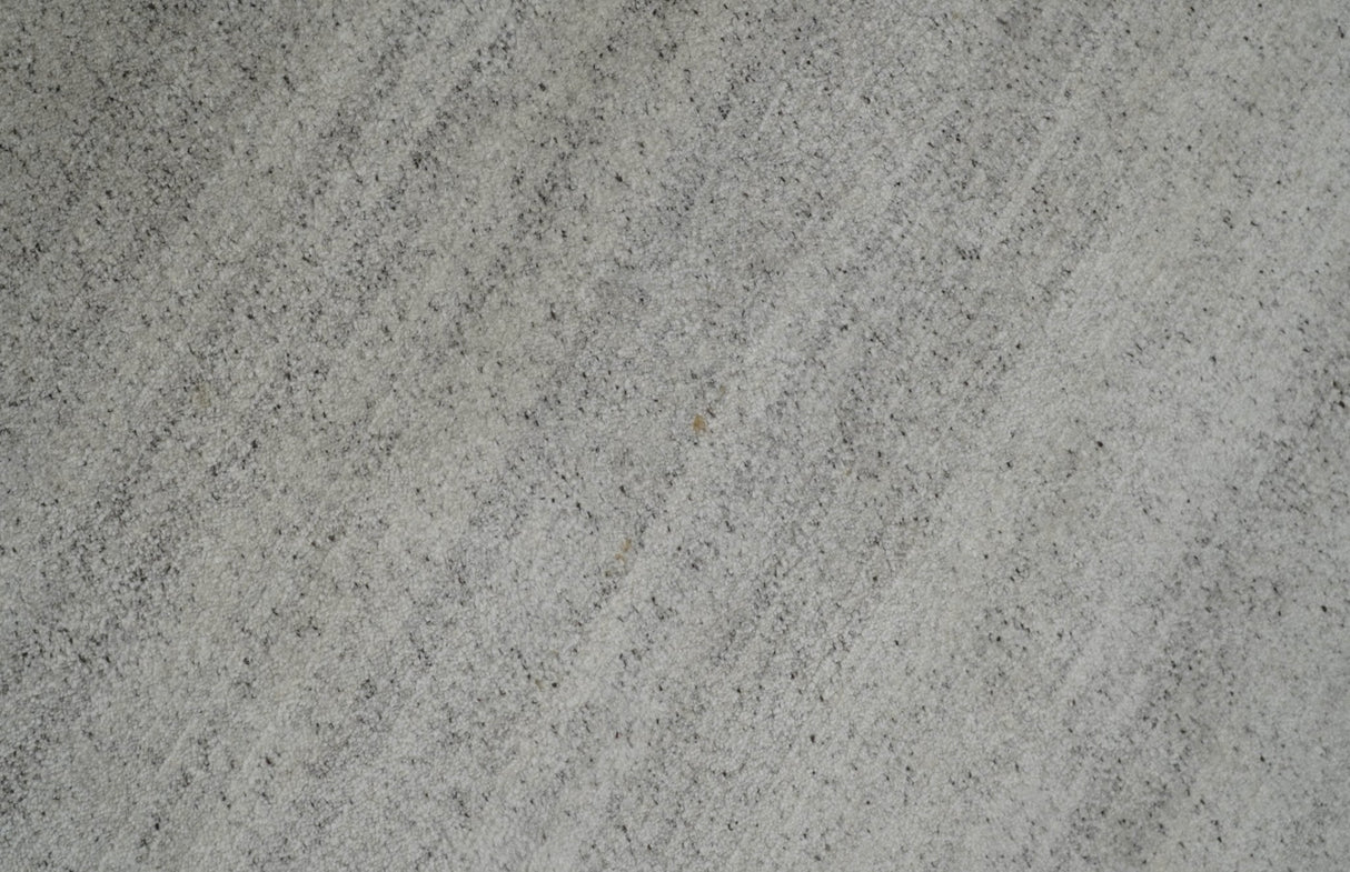 Modern Style 4.7x6.5 Brown and Silver Wool Hand Woven Area Rug