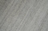 Modern Style 4.7x6.5 Brown and Silver Wool Hand Woven Area Rug