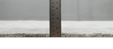 Modern Style 4.7x6.5 Brown and Silver Wool Hand Woven Area Rug
