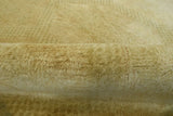 Modern Style Gold Hand Tufted Wool 5x8 Area Rug