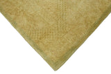 Modern Style Gold Hand Tufted Wool 5x8 Area Rug
