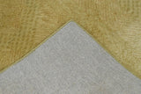 Modern Style Gold Hand Tufted Wool 5x8 Area Rug