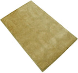 Modern Style Gold Hand Tufted Wool 5x8 Area Rug