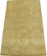 Modern Style Gold Hand Tufted Wool 5x8 Area Rug
