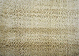 Modern Style Gold Handmade Wool 3x3 Area Rug