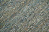 Modern Style Hand Woven Gray and Brown Jute and Art Silk Rug