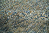 Modern Style Hand Woven Gray and Brown Jute and Art Silk Rug