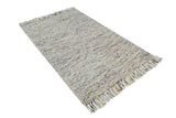 Modern Style Hand Woven Multi Color Wool Area Rug
