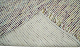 Modern Style Hand Woven Multi Color Wool Area Rug