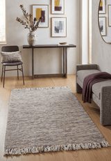 Modern Style Hand Woven Multi Color Wool Area Rug