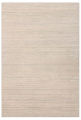 Modern Style Ivory Hand Loomed Wool Area Rug
