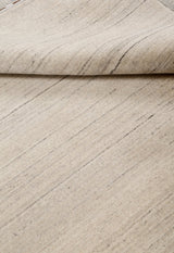 Modern Style Ivory Hand Loomed Wool Area Rug