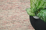 Modern Style Multicolor Hand Made Wool Area Rug