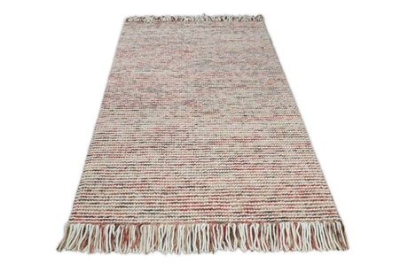 Modern Style Multicolor Hand Made Wool Area Rug