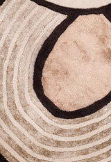 Modern Urban Beige Hand Tufted 5x8 Wool Area Rug