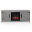 Modern White Electric Fireplace TV Stand For 58 Inch TV Storage Cabinet For Living Room