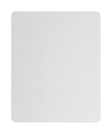 Moderne Flush Mount Conversion Kit 18"w White Linen Shallow Drum Lampshade