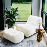 Modora Chair and Ottoman Bundle-foam filled-Parc Decor