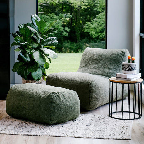 Modora Chair and Ottoman Bundle-foam filled-Parc Decor