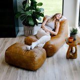 Modora Chair and Ottoman Bundle-foam filled-Parc Decor