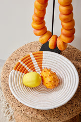 Moja Orange Wall Basket-Wall Basket-Parc Decor