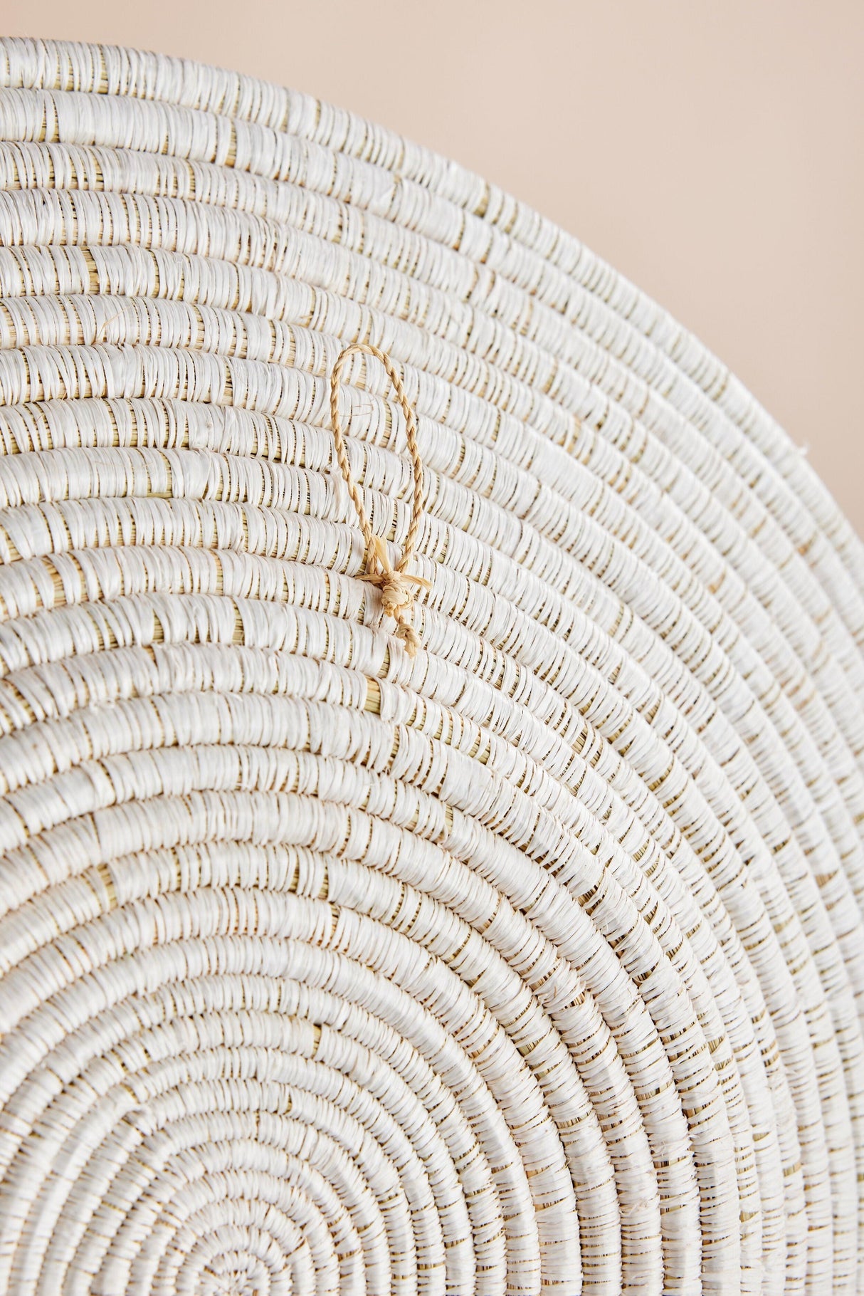 Moja Yellow Wall Basket-Wall Basket-Parc Decor