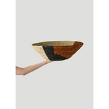 Mongu Tri-Color Hand-Woven Decorative Bowl