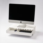 Monitor Stand With Drawer - Steel