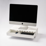 Monitor Stand With Drawer - Steel