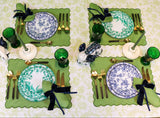 Monsoon Verdant Dinner Plate - Case of 12 Plates (+3 Bonus Plates)-Dinner Plate-Parc Decor