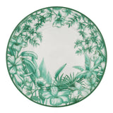 Monsoon Verdant Porcelain Dinner Plates – Set of 4 (+1 Bonus Plate)