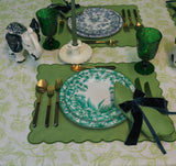 Monsoon Verdant Porcelain Starter Plates – Set of 4 (+1 Bonus Plate)