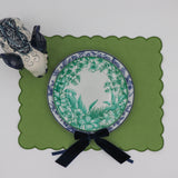 Monsoon Verdant Porcelain Starter Plates – Set of 4 (+1 Bonus Plate)