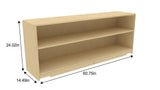 Montessori Classroom Shelf - 5' x 24"