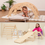 Montessori Climbing Gym with Cushion-Climbing Set-Parc Decor