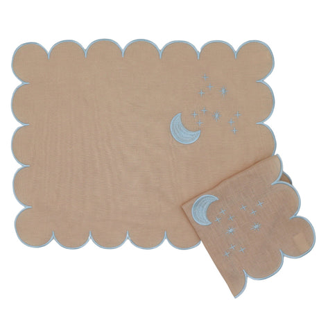 Moonbeam Linen Placemats – Set of 4