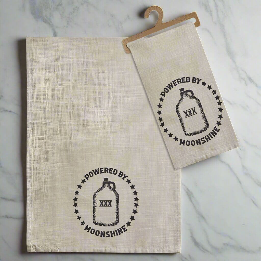 Moonshine Kitchen Tea Towels (Set of 4)-Kitchen towels-Parc Decor