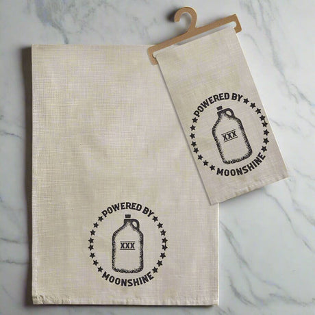 Moonshine Kitchen Tea Towels (Set of 4)-Kitchen towels-Parc Decor